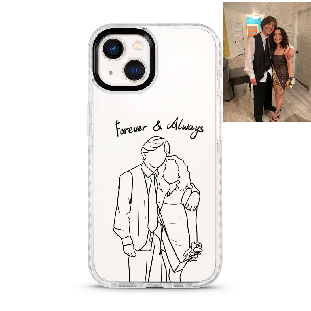Custom Line Art Case For iPhone✨