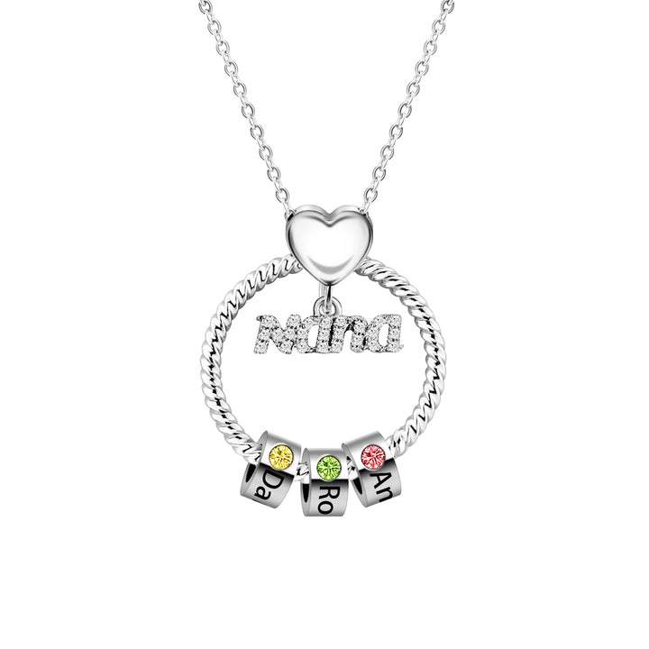 Custom Family Love Necklace For Mom/DaD/Nana