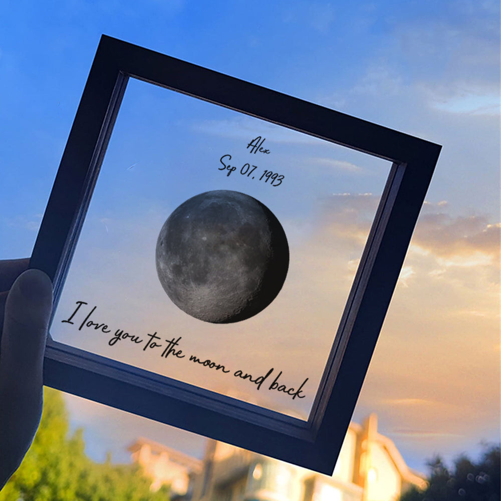 50%OFF🌔Custom Birth Moon Phases LED Light Frame