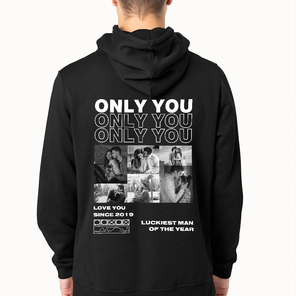 Unique Custom Photo Crewneck ❤ Hoodie