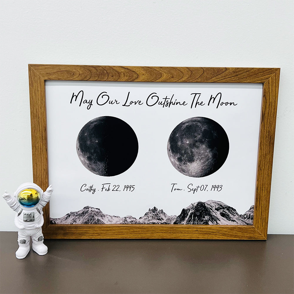 50%OFF🌔Custom Birth Moon Phases Print Frame