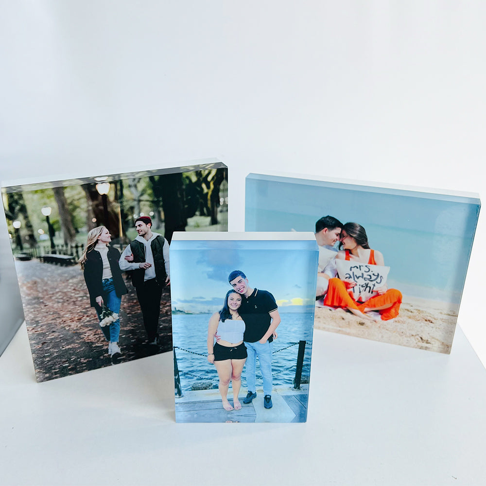 50%OFF🔥Custom Photo Acrylic Crystal Block Valentine‘s Gift