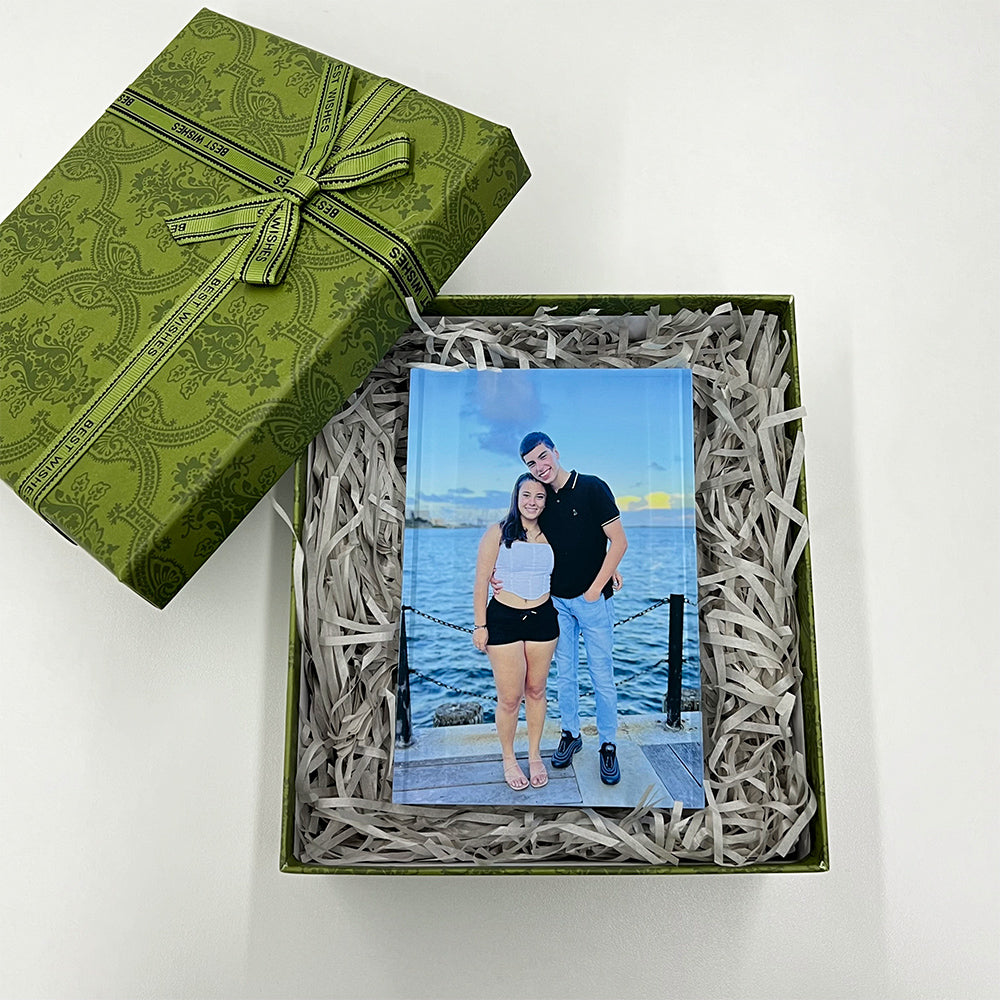 50%OFF🔥Custom Photo Acrylic Crystal Block Valentine‘s Gift