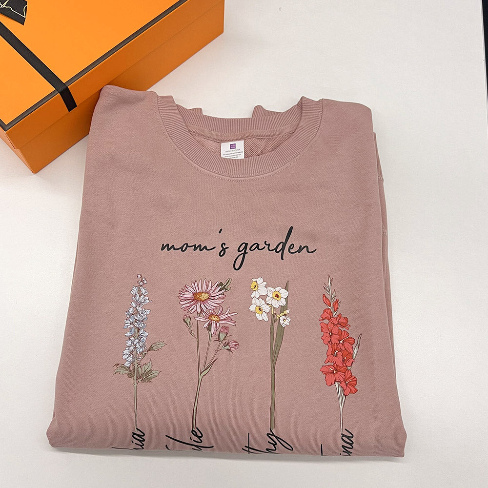 Mom's Garden is Her Children Customized Hoodie/Crewneck