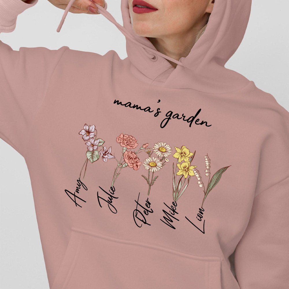 Mom's Garden is Her Children Customized Hoodie/Crewneck