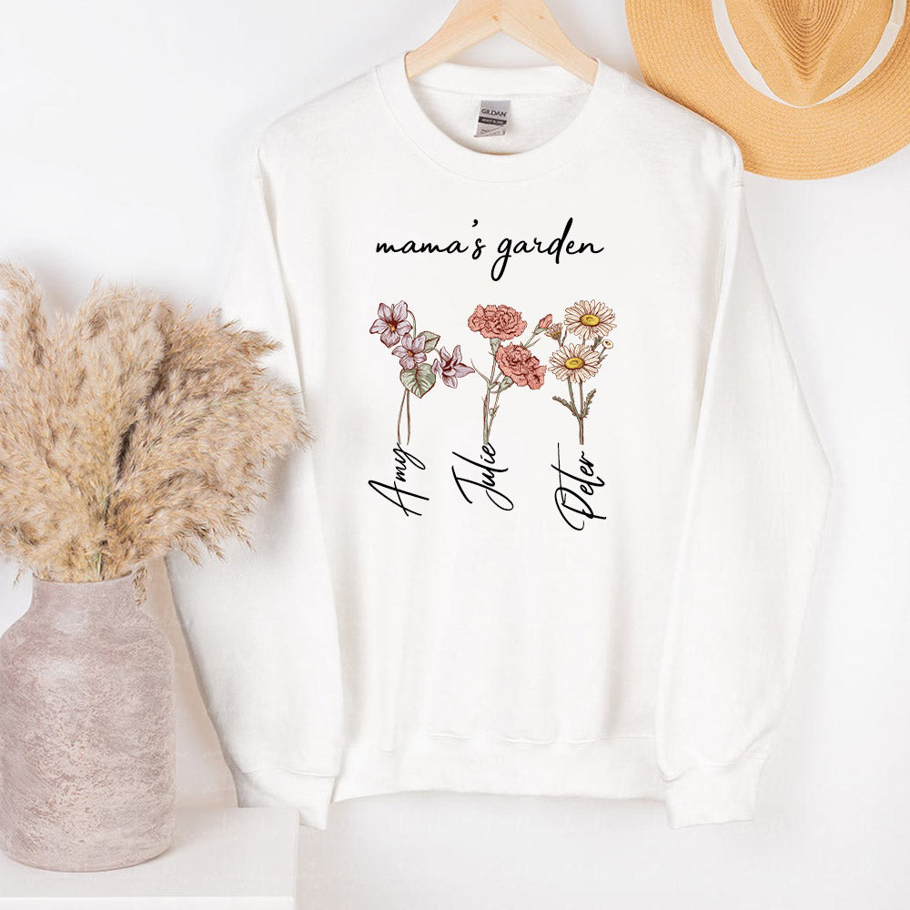 Mom's Garden is Her Children Customized Hoodie/Crewneck