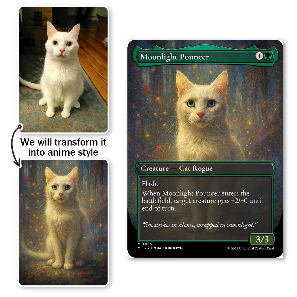 Custom Anime Pet MTG Magic TCG Card