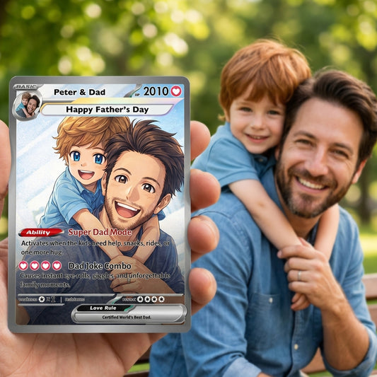 Custom Limited Edition Basic Card Pokecard For Pokedad