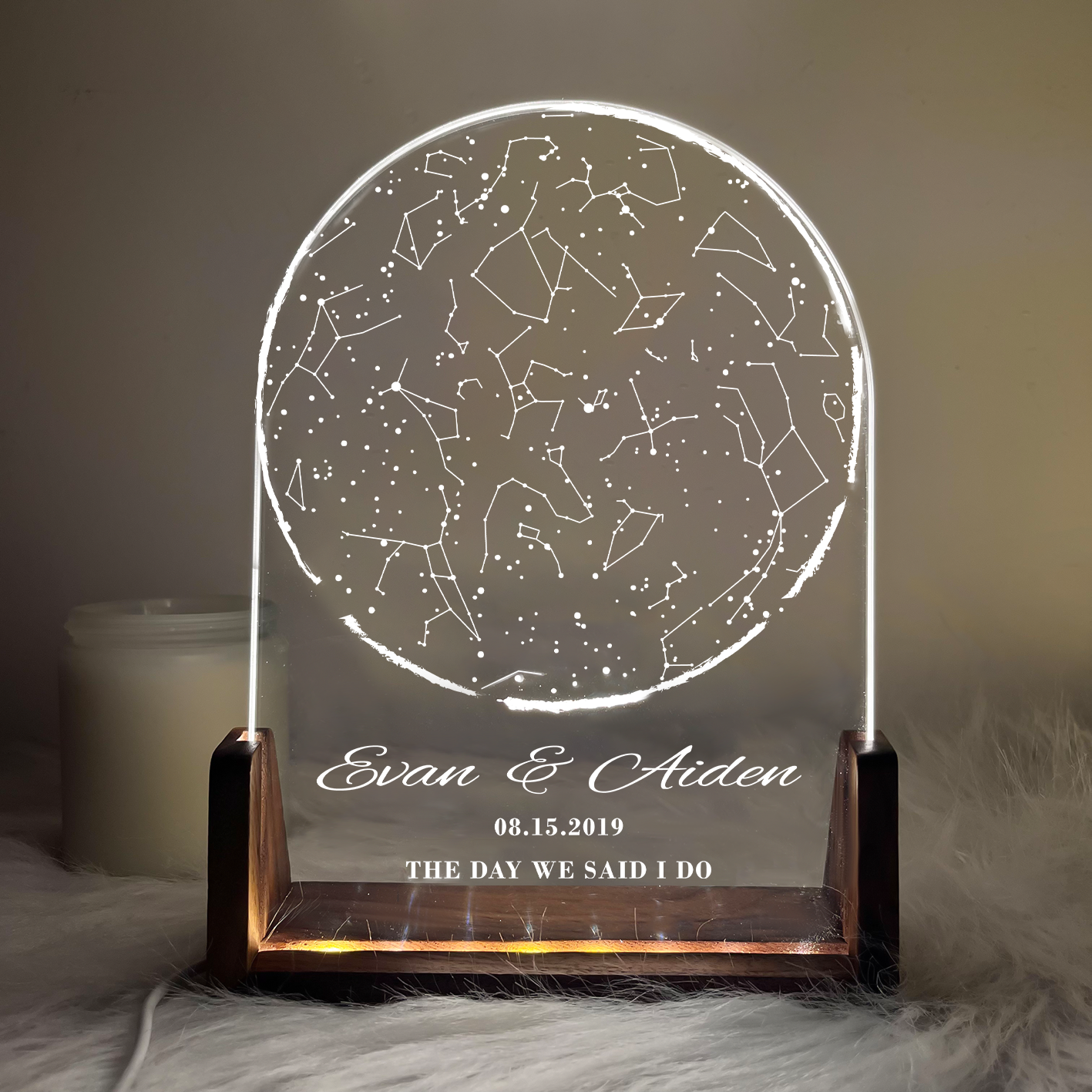 50%OFF✨Custom Star Map Night Light By Date