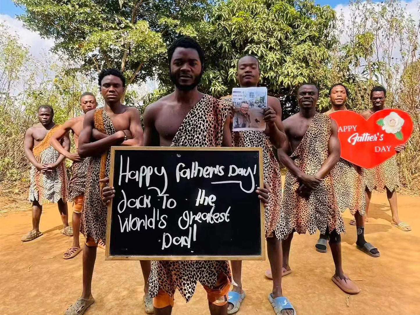 Father's Day Greeting Video from Africa-Free Shipping