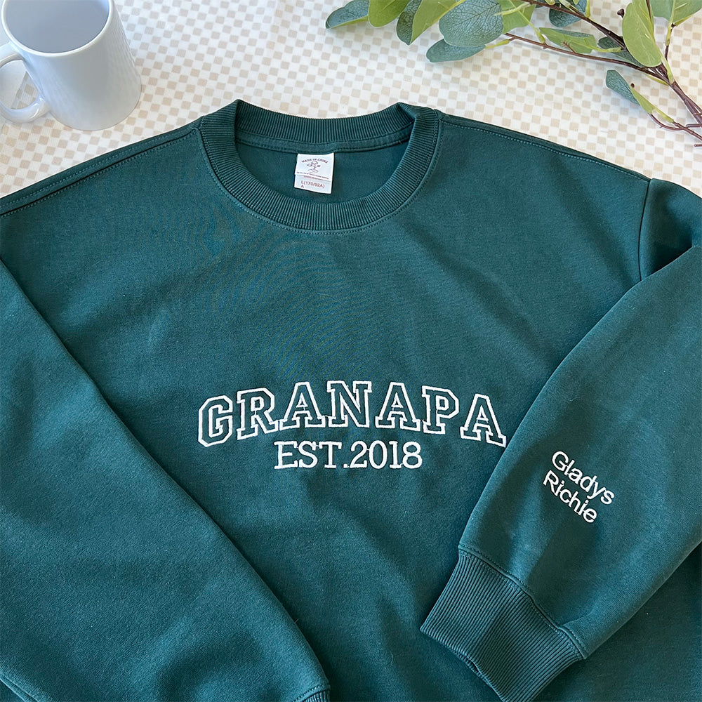 50% OFF👔Custom DAD Embroidered Sweatshirt For DAD