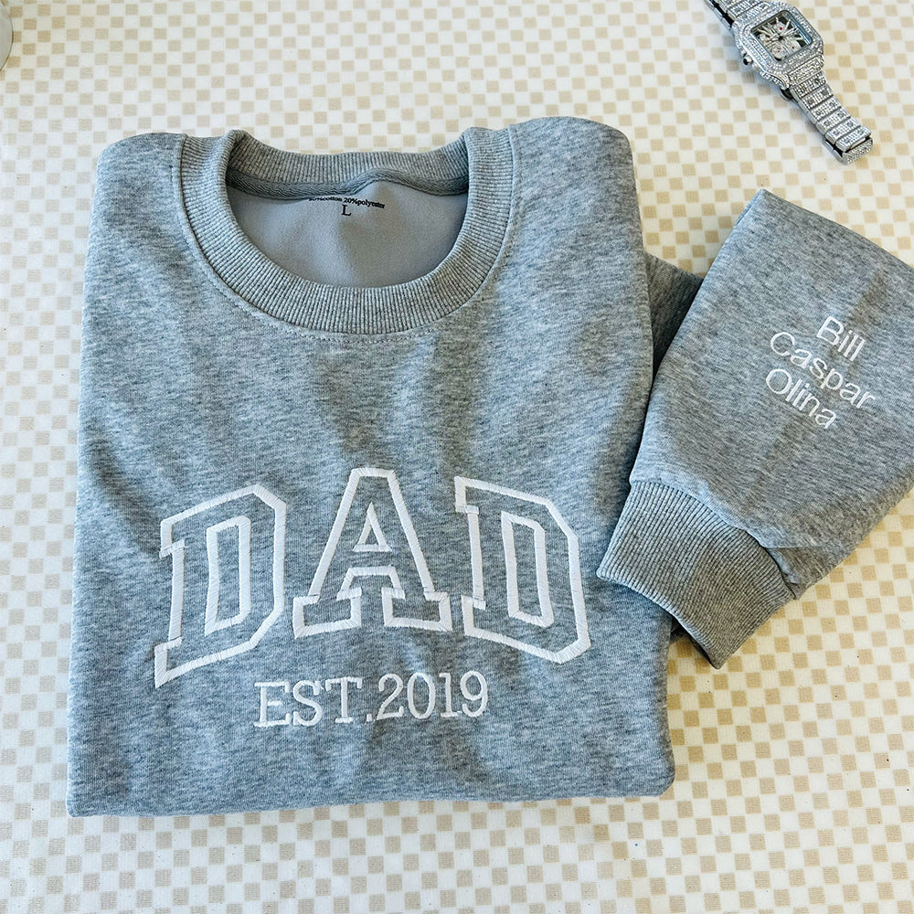 50% OFF👔Custom DAD Embroidered Sweatshirt For DAD