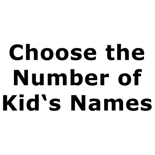 Choose the Number of Kid's Names