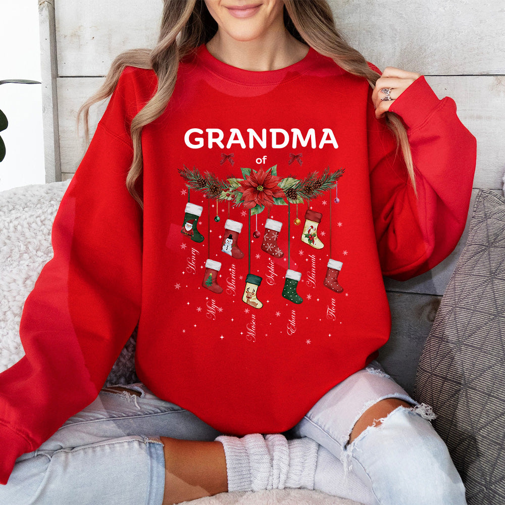 Custom Christmas Socks Sweatshirt/Hoodie