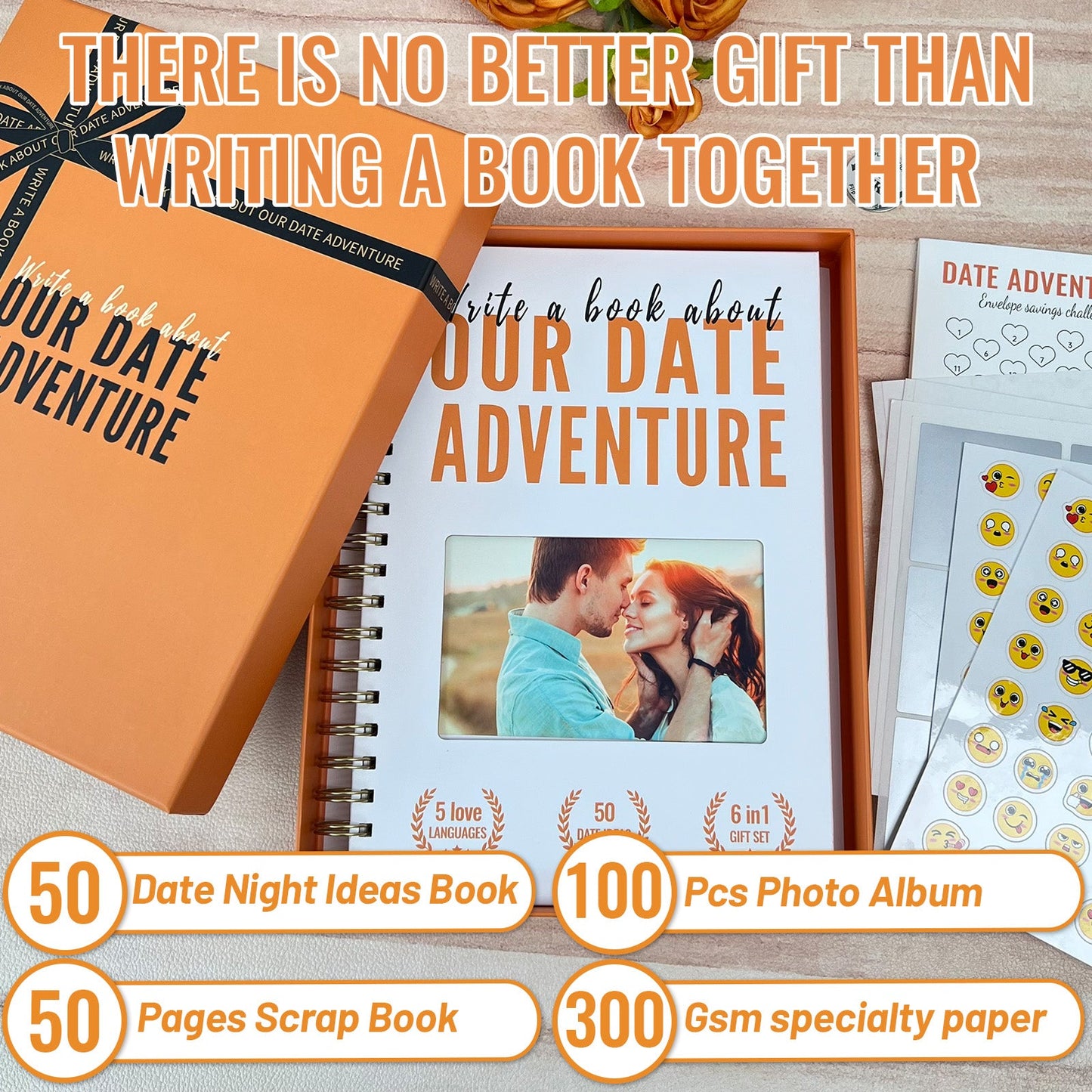 Write A Book About Our Date Adventure-6in1 Gift Set