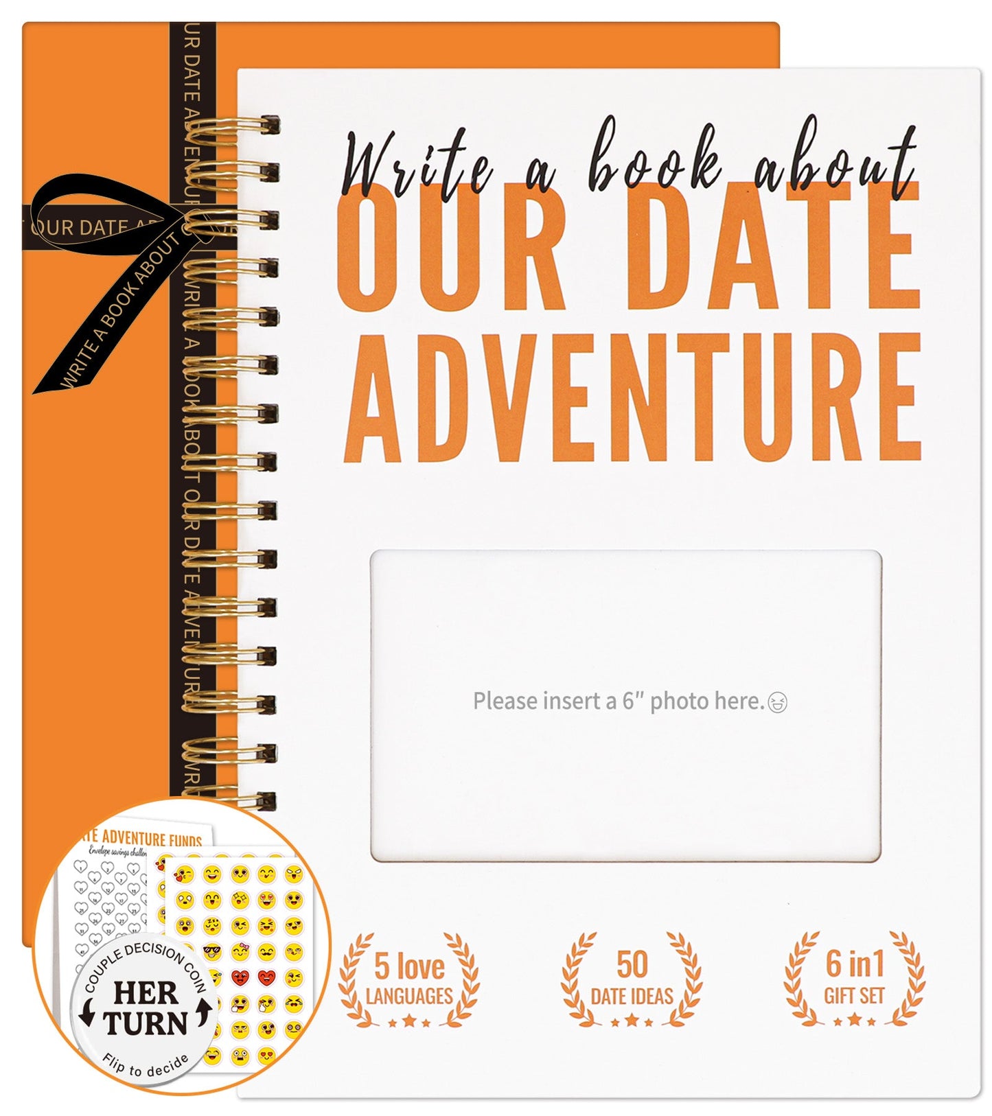 Write A Book About Our Date Adventure-6in1 Gift Set