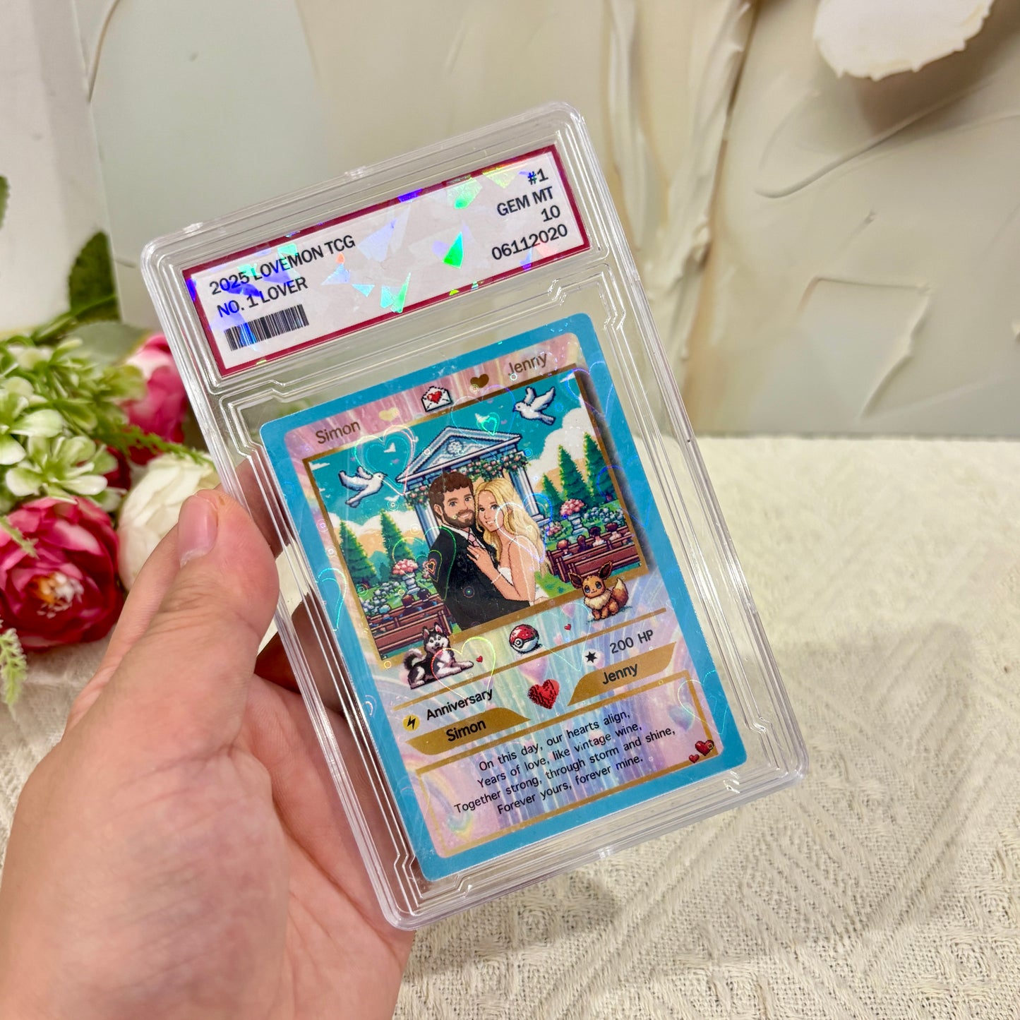 50% OFF💕Personalized Pixel Art Themed Card