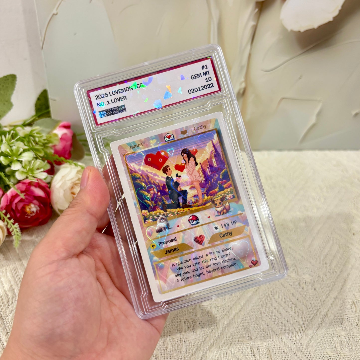 50% OFF💕Personalized Pixel Art Themed Card