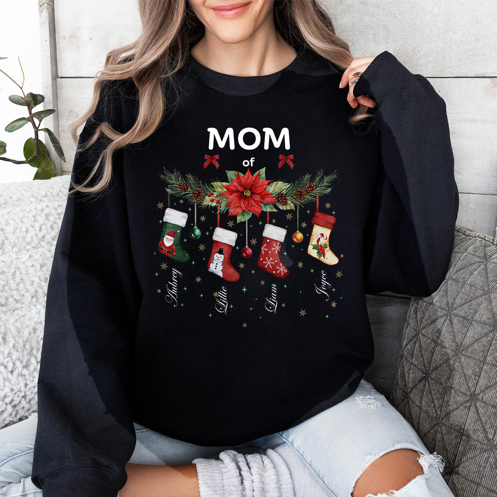 Custom Christmas Socks Sweatshirt/Hoodie