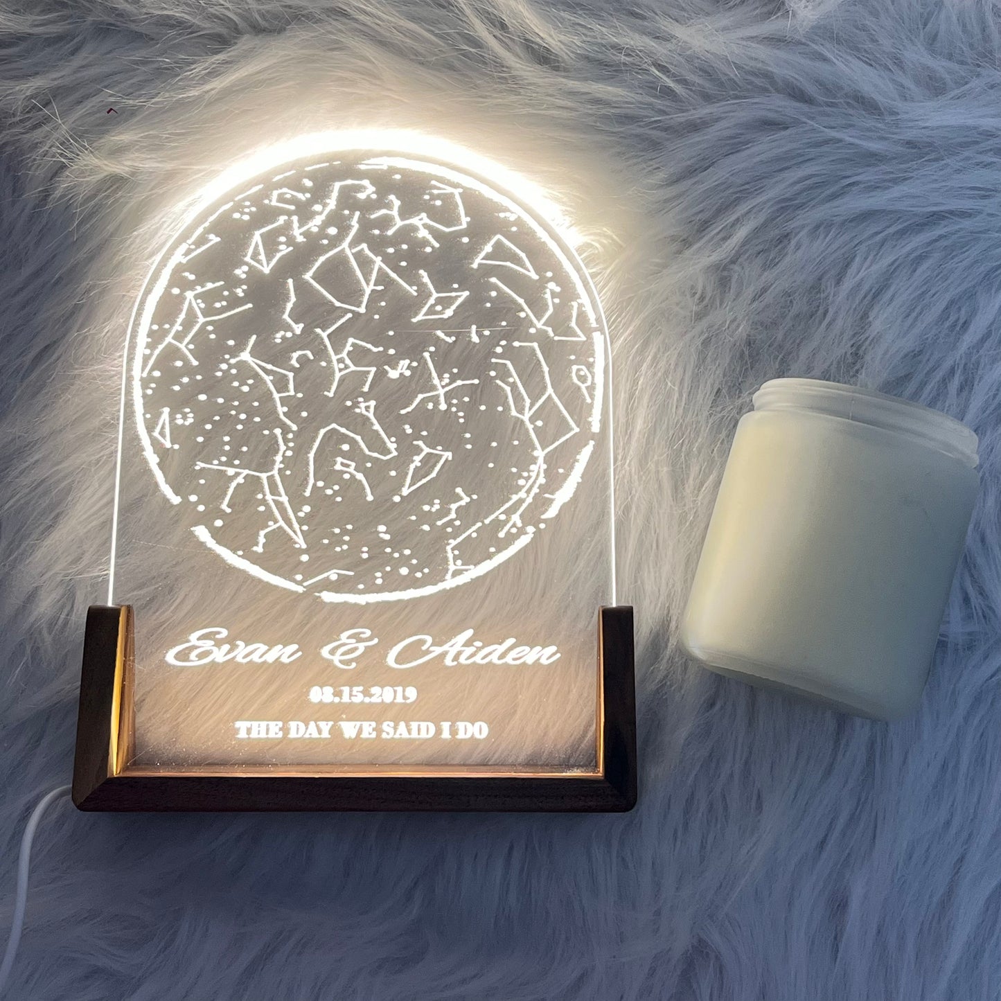 50%OFF✨Custom Star Map Night Light By Date