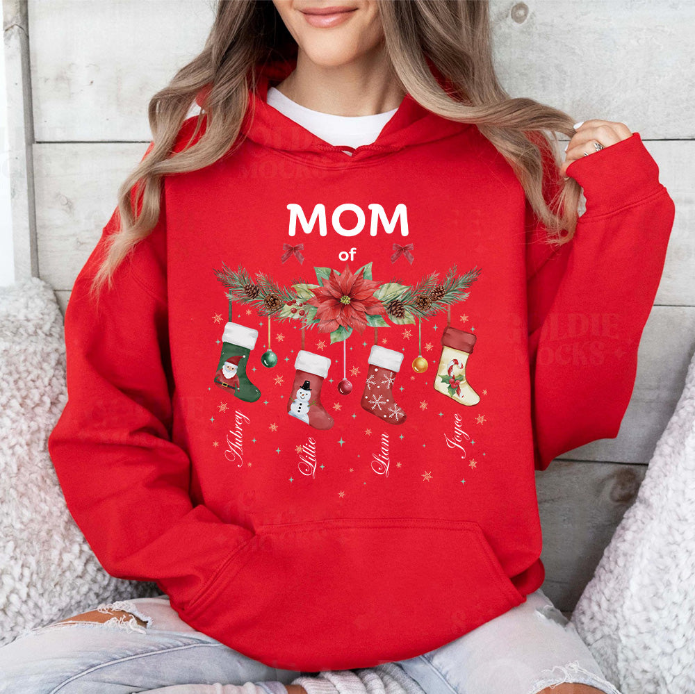 Custom Christmas Socks Sweatshirt/Hoodie