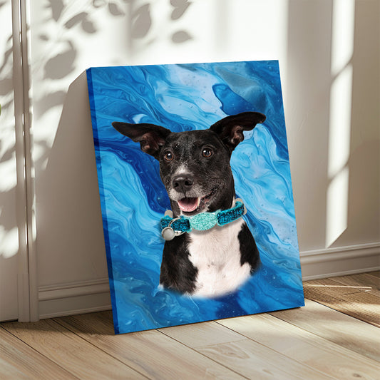 I Want You to See Them Wear Their Collar Again-Personalized Pet Memorial Canvas