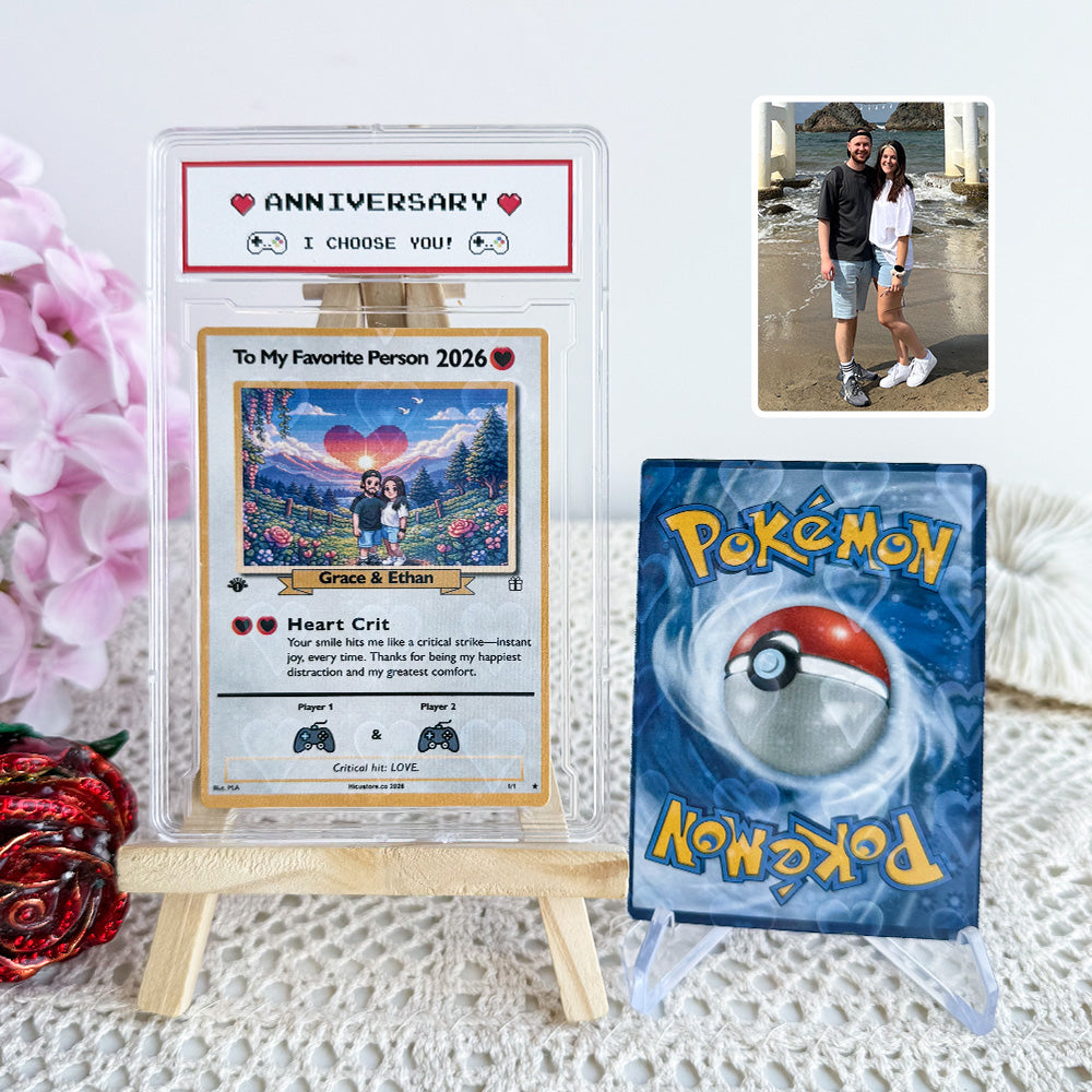 50% OFF💕Personalized Couple Anime Art Classic Card Pokecard