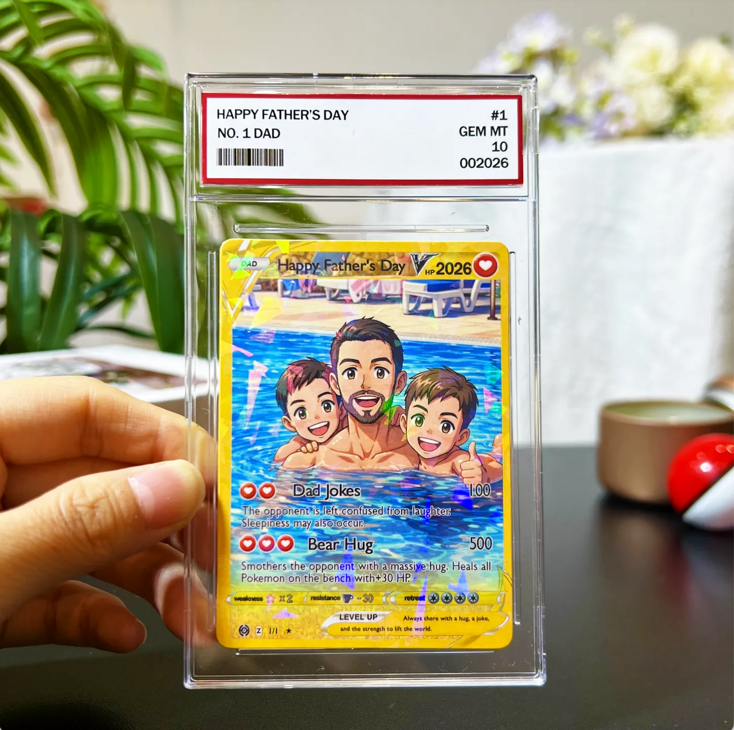 Custom V Pokecard Photo Anime Card For Pokedad