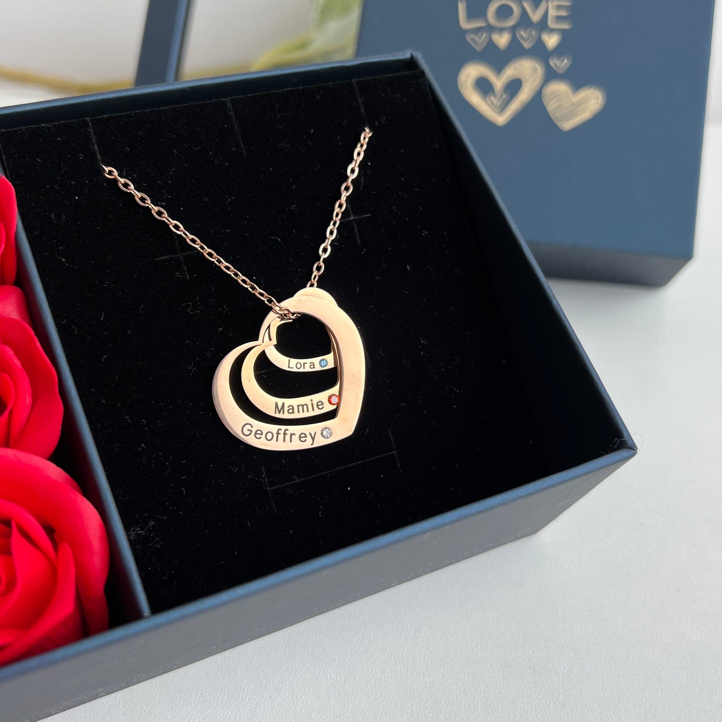 Family Necklace For Mom, Mother's Day Gifts For Wife