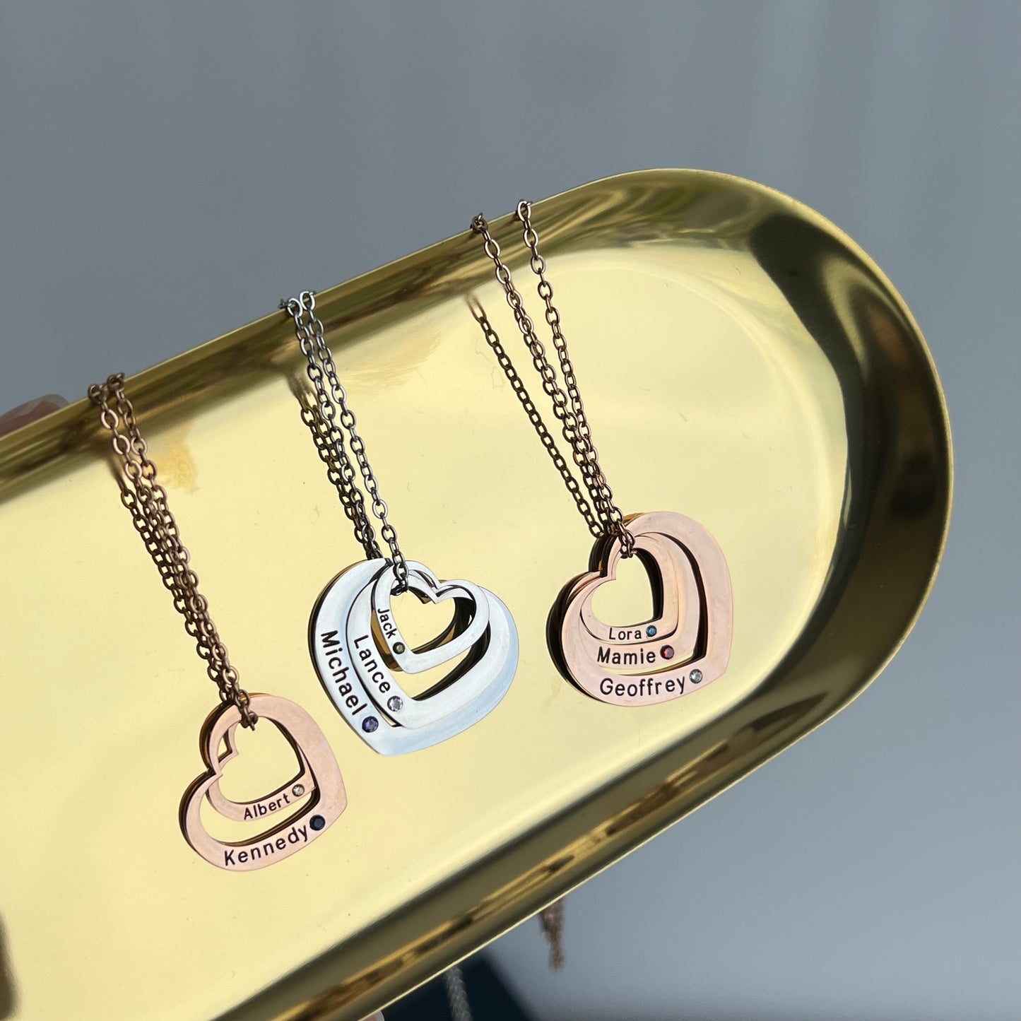 Family Necklace For Mom, Mother's Day Gifts For Wife