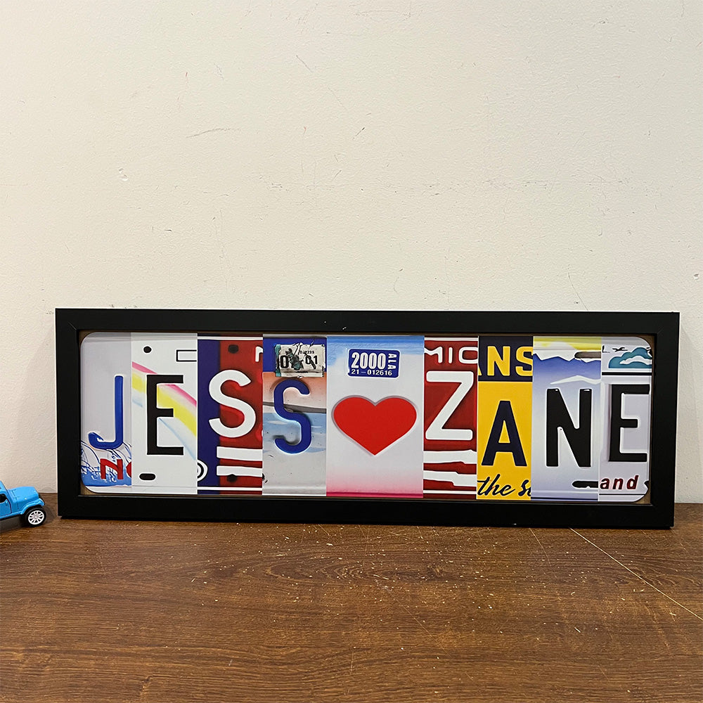 50%OFF❤️Personalized Handmade License Plate Stainless Steel Sign