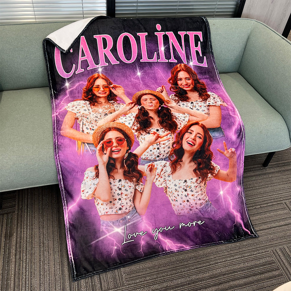 50%OFF❤️Unique Custom Vintage Bootleg Blanket