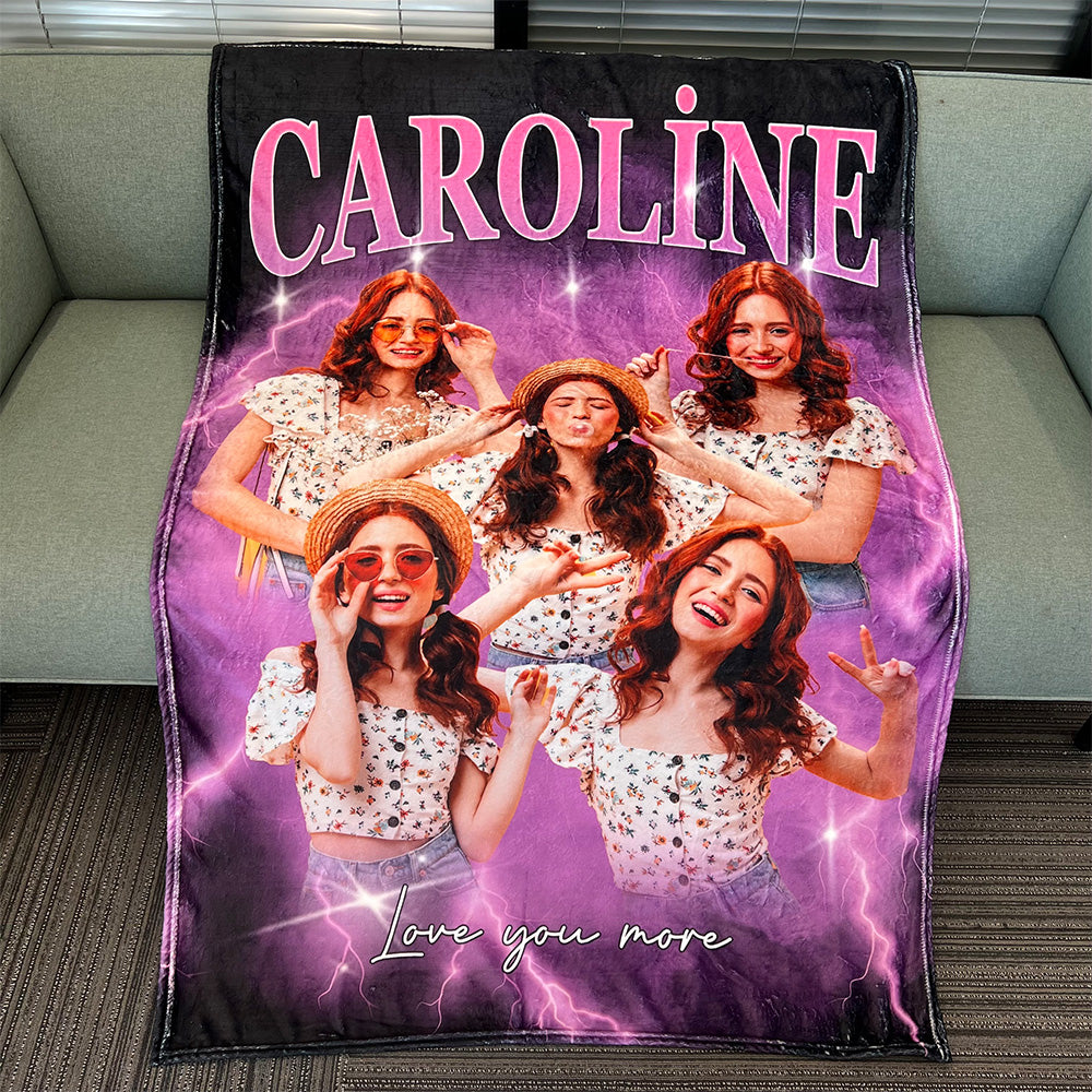 50%OFF❤️Unique Custom Vintage Bootleg Blanket