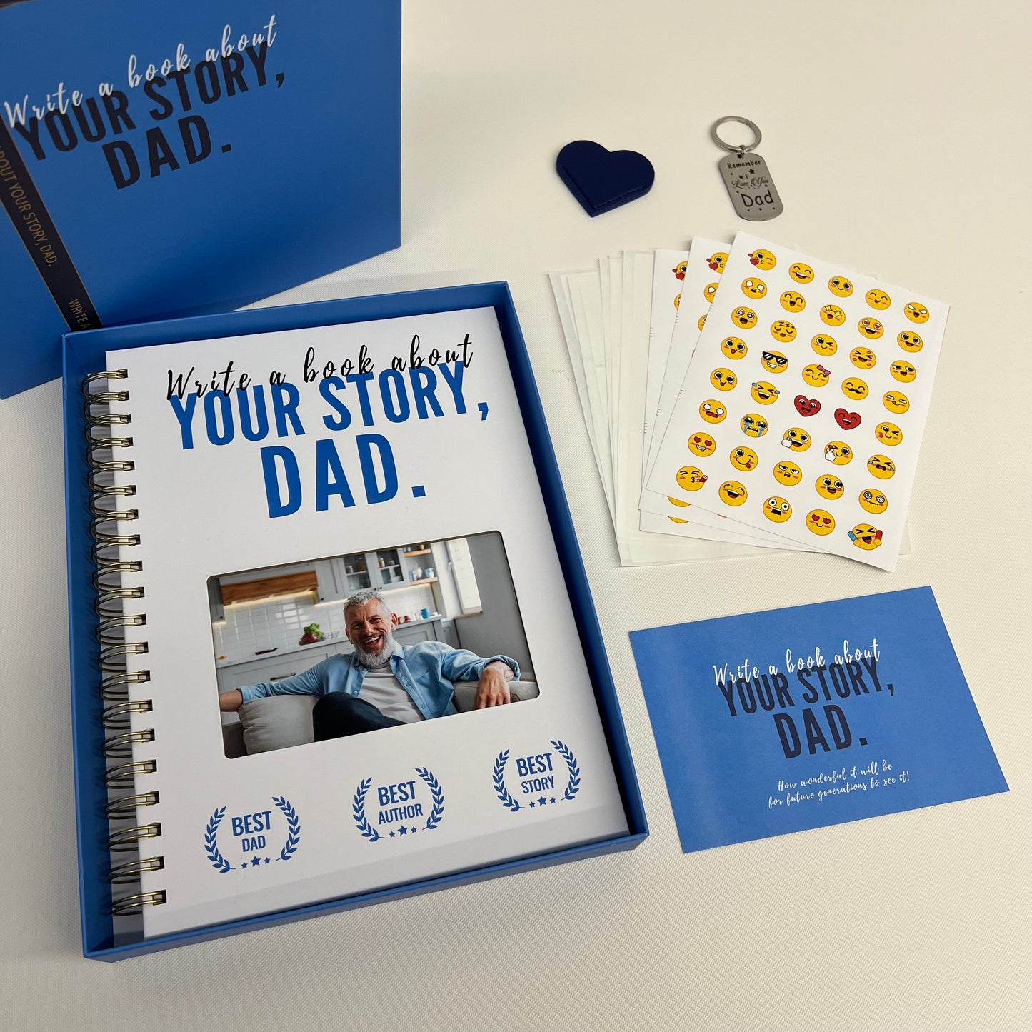 Write A Book About Your Story Dad-6in1 Gift Set