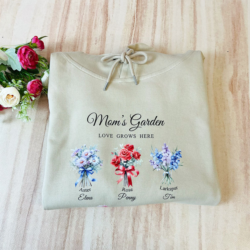 50%OFF⭐️Birth Month Flower Bouquet Customized Sweatshirt/Hoodie