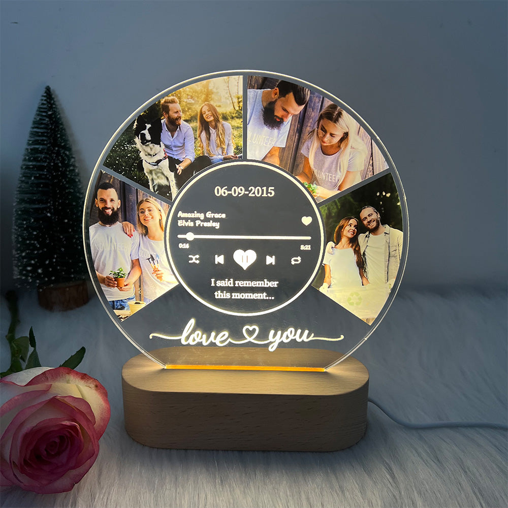 50%OFF⭐️Personalized Photo Night Light Plaque