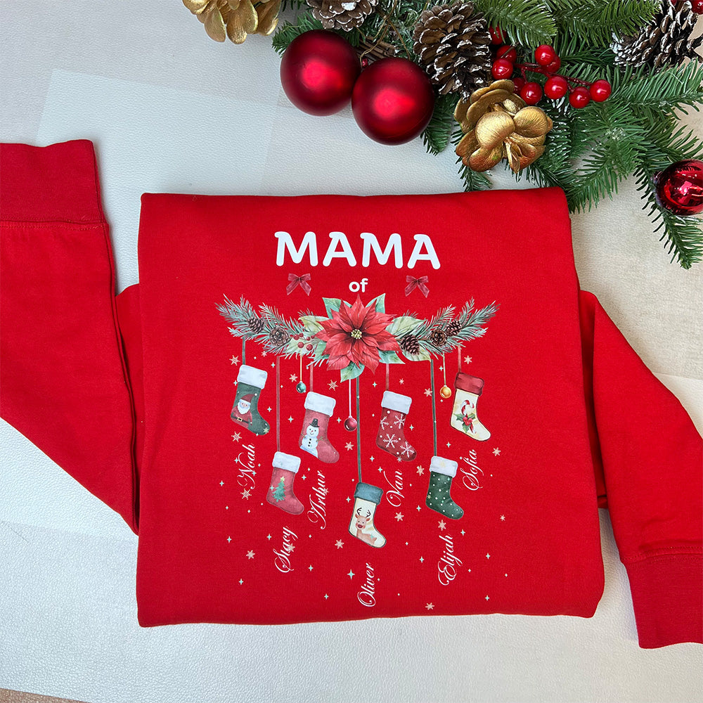 Custom Christmas Socks Sweatshirt/Hoodie