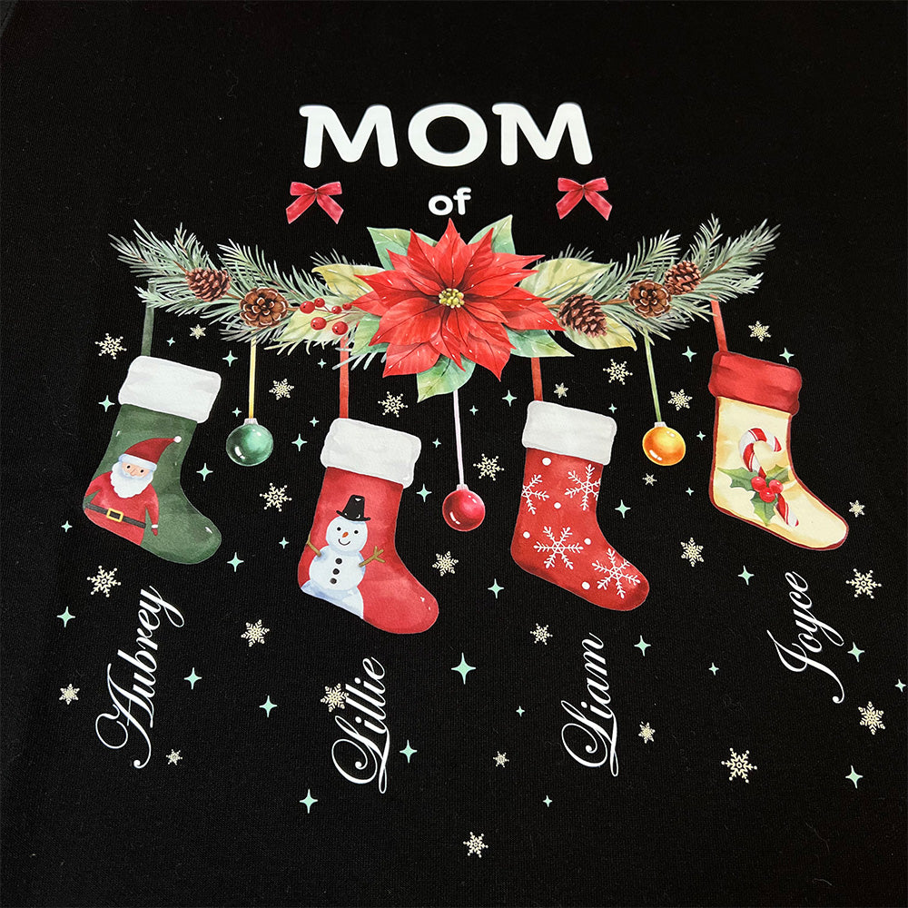 Custom Christmas Socks Sweatshirt/Hoodie