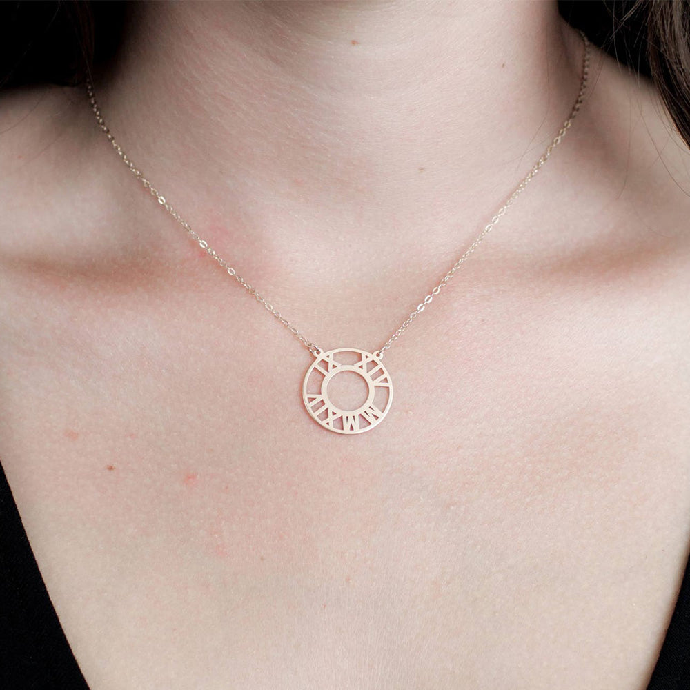 50%off⭐️Personalized Roman Numerals Necklace