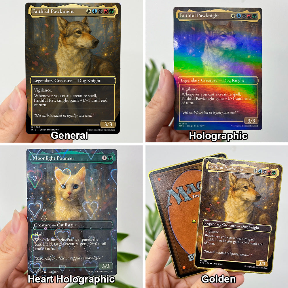 Custom Anime Pet MTG Magic TCG Card