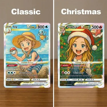 50% OFF🤩Personalized Kid Anime Art Trading Card