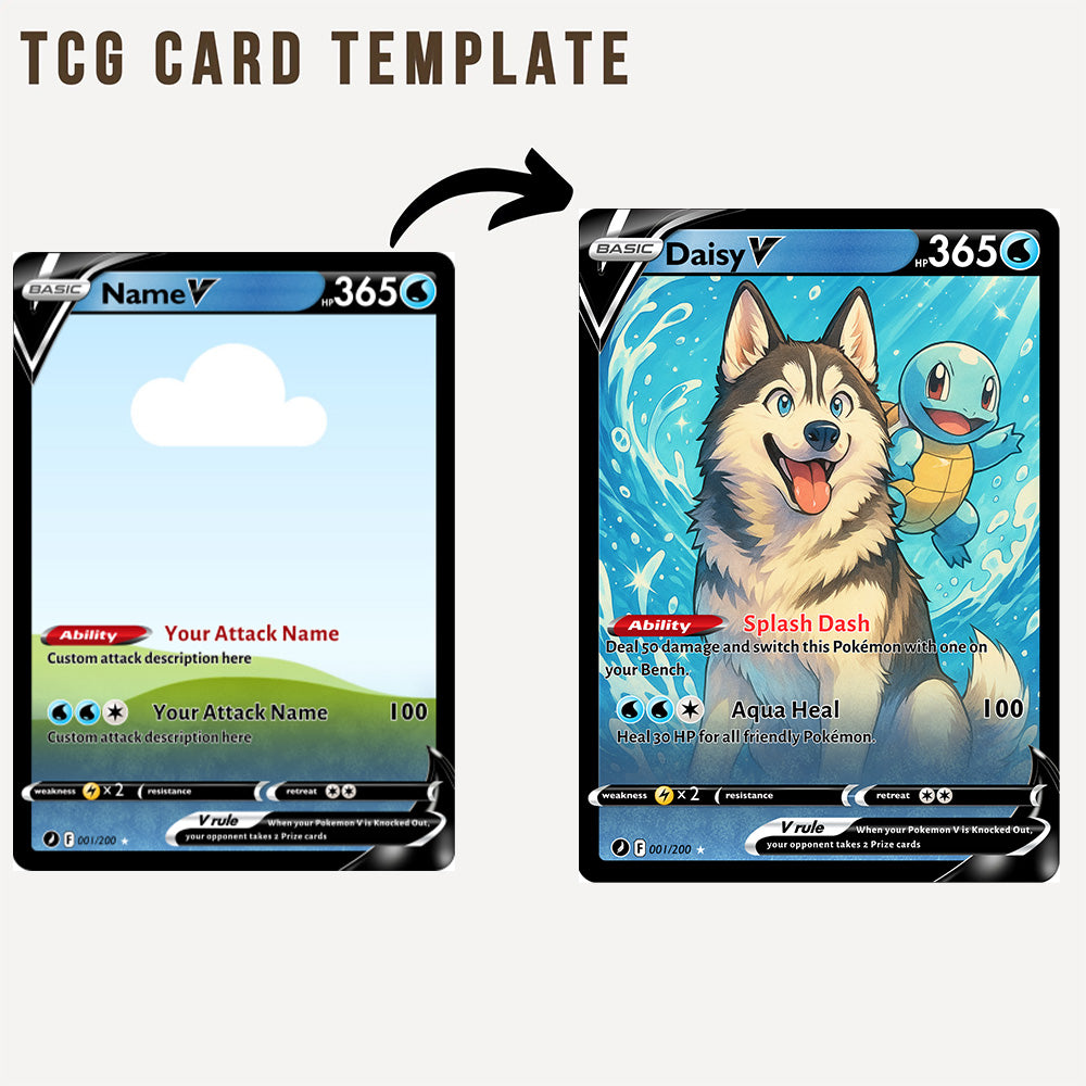 50% OFF🤩Personalized Pet Anime Art Blanket Trading Card Style