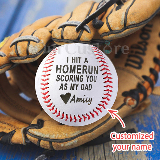 ⚾ Personalized Name Baseball - Father's Day Baseball Gifts for Baseball Lovers