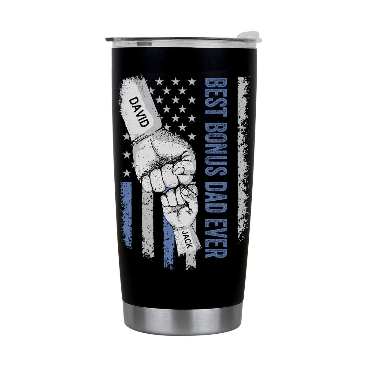 👨BEST DAD EVER Custom Stainless Steel Tumbler