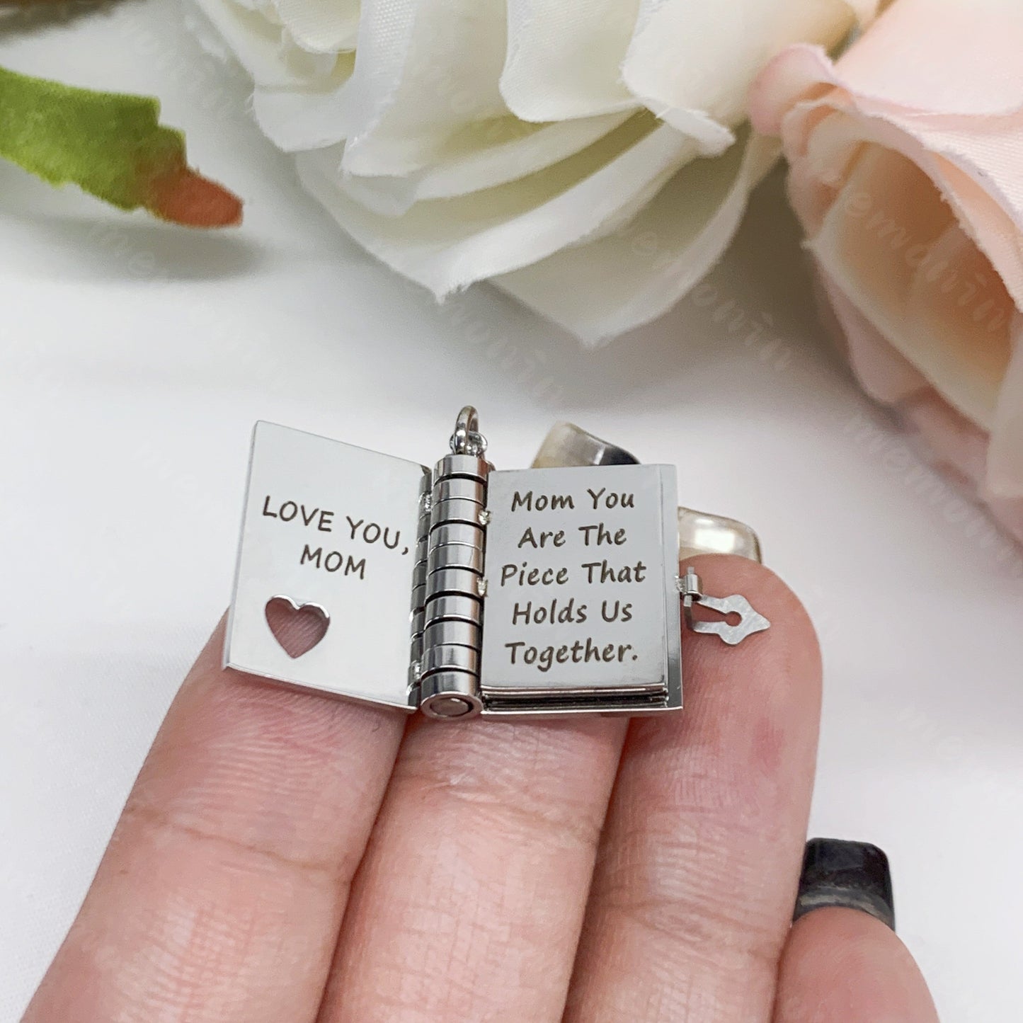 Book Necklace - Any Message Inside