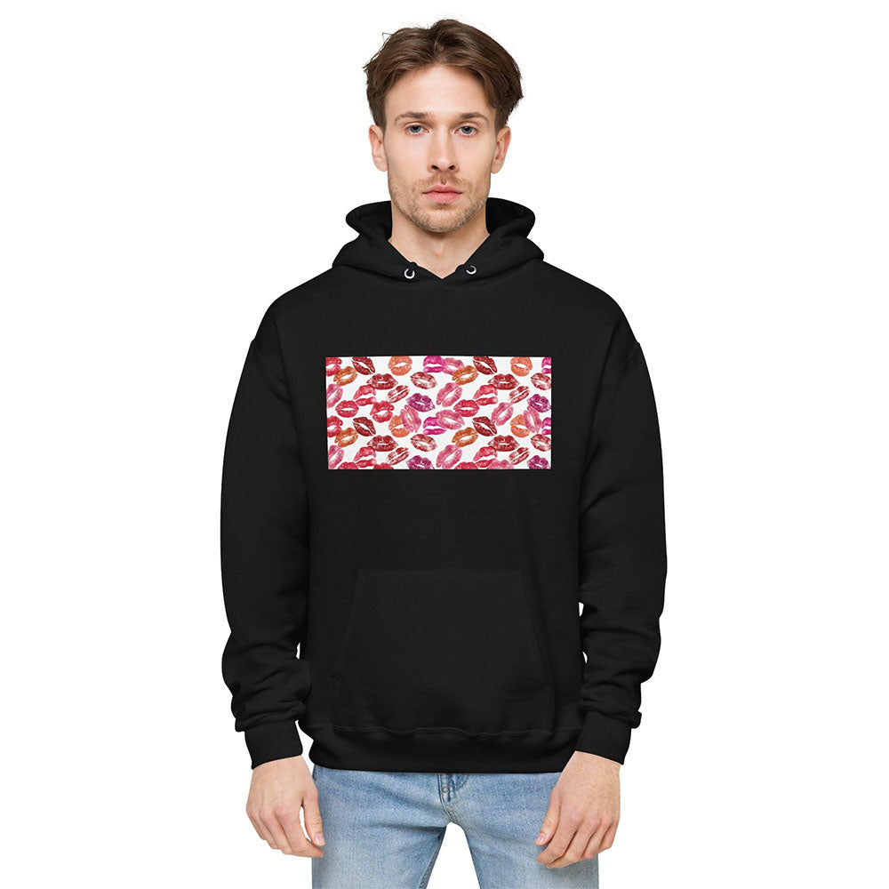 TikTok Trend Custom Lip Print Hoodie Kiss Hoodie