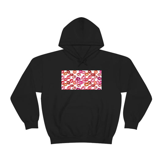 TikTok Trend Custom Lip Print Hoodie Kiss Hoodie