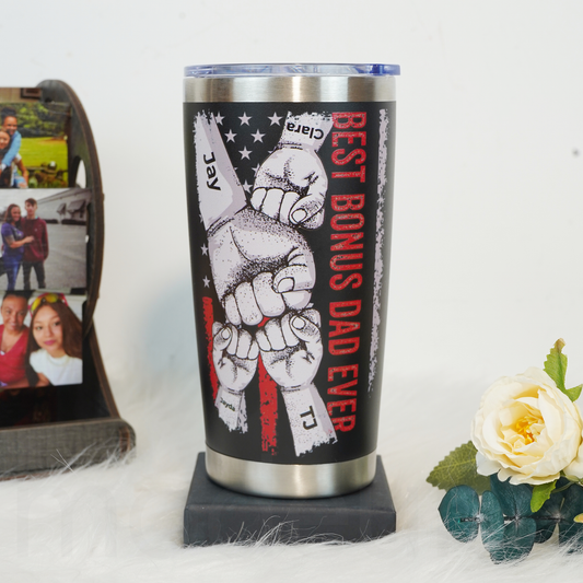 👨BEST DAD EVER Custom Stainless Steel Tumbler