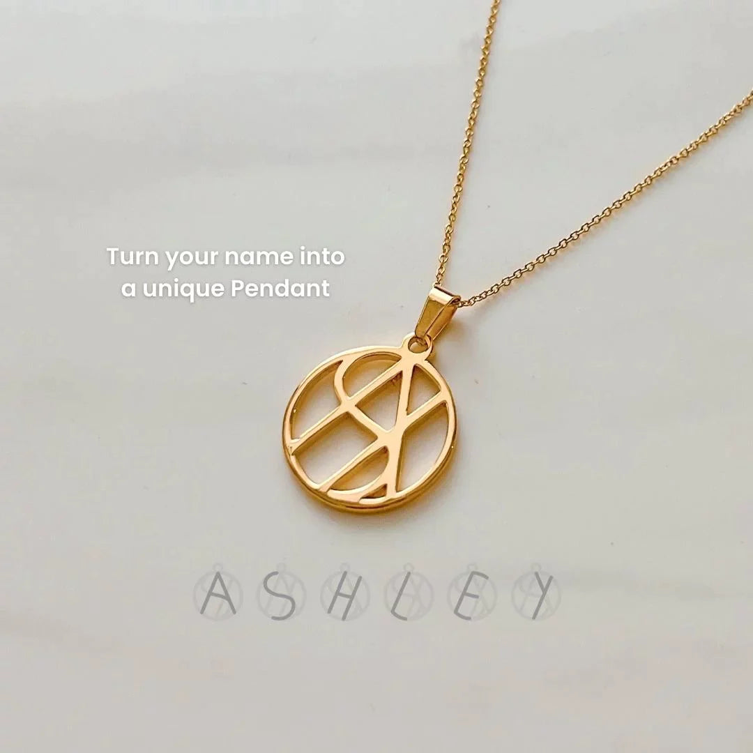 50%OFF🔥Blind Date With Your Name Logo Necklace