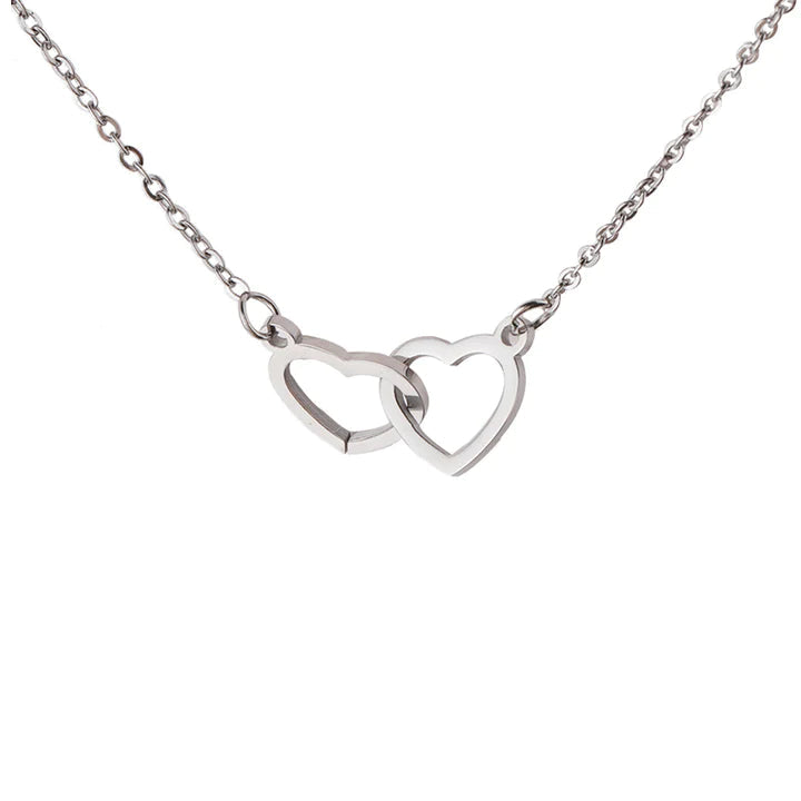 ETERNALLY PRESERVED ROTATING ROSE BOX -  ENGRAVED HEART NECKLACE
